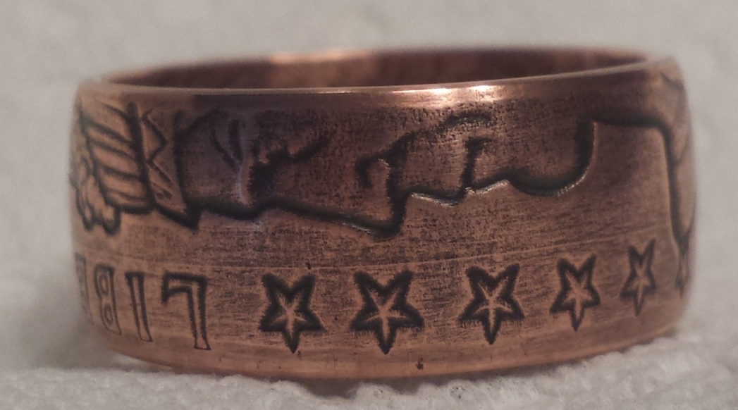 1/2 Oz. Incuse Indian Copper Rings